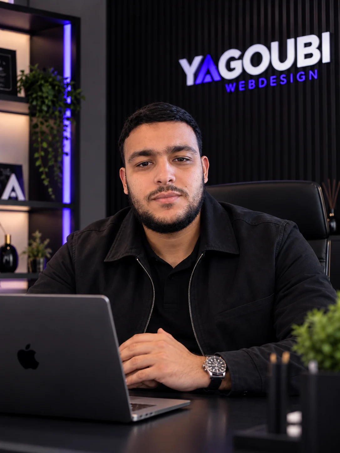 Zakaria Yagoubi, oprichter en eigenaar van Yagoubi Webdesign